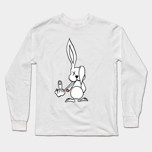 Attitude Bunny Long Sleeve T-Shirt by Bollocks